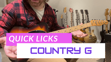 Country Lick Guitar Lesson in G